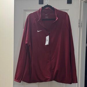 Nike Women's Burgundy Full-Zip Jacket